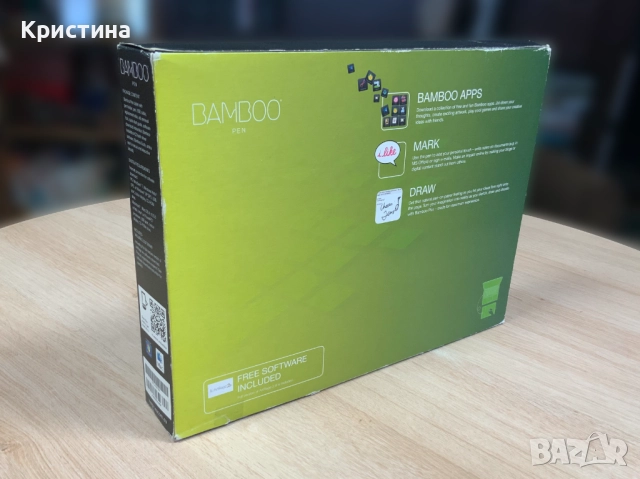 Графичен таблет WACOM Bamboo Pen CTL-470K Пълен комплект!, снимка 3 - Таблети - 52350404
