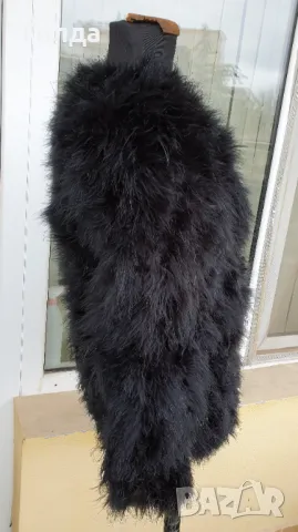 палтенце от марабу щраус Pello Bello L M налично, снимка 4 - Палта, манта - 47582801