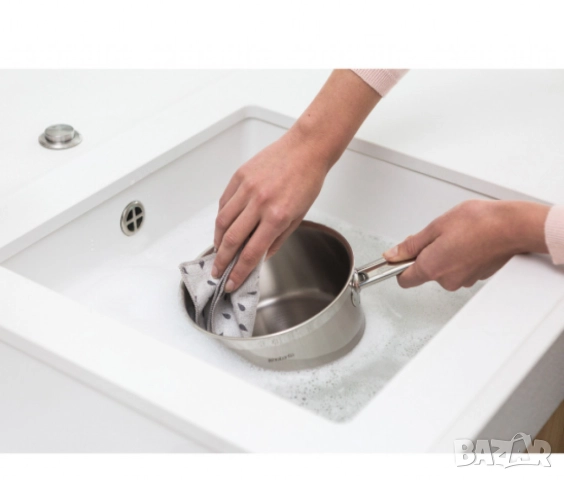 Комплект 2 броя микрофибърни кърпи,  Brabantia SinkSide Light Grey/ Dark Grey, снимка 8 - Други стоки за дома - 52112874