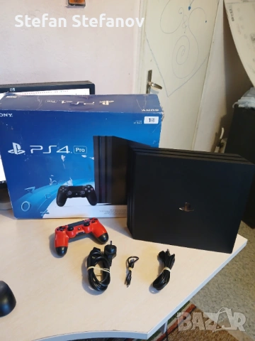 С ГАРАНЦИЯ 1Г Sony PlayStation 4 Pro PS4 1TB профилактиран и проверен Play Station SW 13.02