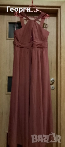 Официална дълга рокля Monsoon от 100% коприна