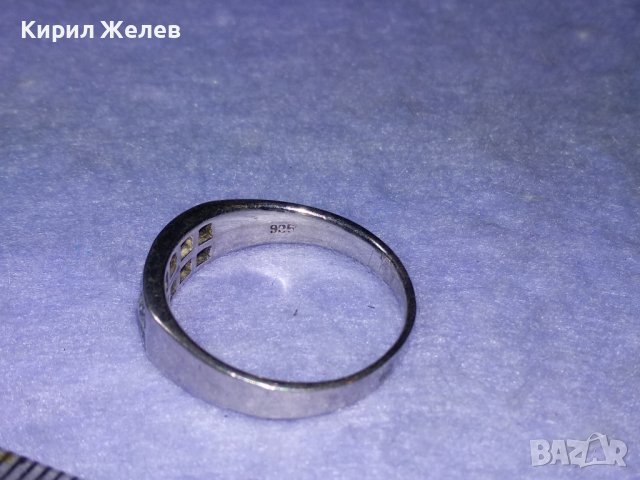 СКЪПОЦЕНЕН СРЕБЪРЕН ФешънАРТ ПРЪСТЕН РОДИРАНО СРЕБРО 925 сЛАБОРАТОРЕН МОЙСАНИТ 2камъка ЛИПСВАТ 39720, снимка 17 - Пръстени - 42843866