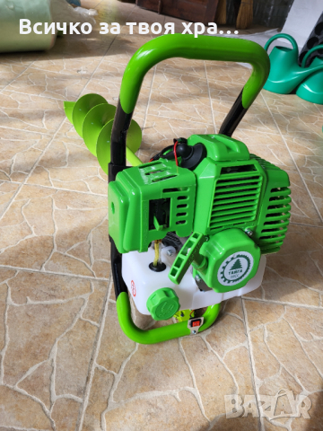 Бензинов свредел 68cc + Свредло ф200мм, снимка 6 - Градинска техника - 44567657