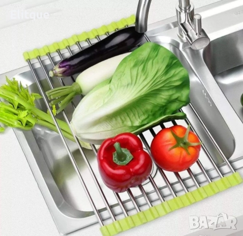 Сгъваема поставка за отцеждане от неръждаема стомана , снимка 13 - Други стоки за дома - 52905105