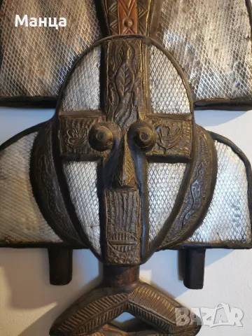 Африканска фигура Кота Бакота, снимка 2 - Антикварни и старинни предмети - 49160147