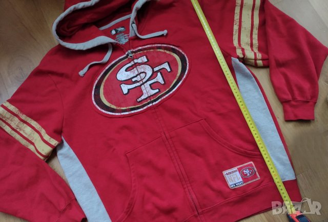 NFL San Francisco 49ers - мъжки суичър с качулка размер  XL, снимка 7 - Суичъри - 39560714