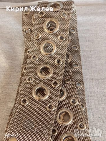 Винтидж метален колан с капси много красив стилен дизайн 30553, снимка 4 - Колани - 51894216
