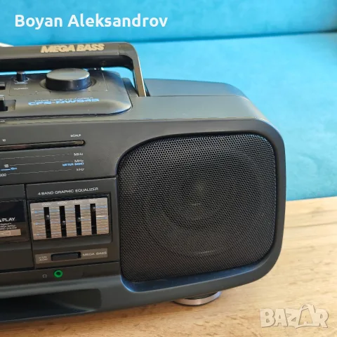 Двукасетъчен радиокасетофон Sony CFS-DW34S, снимка 5 - Радиокасетофони, транзистори - 55735754