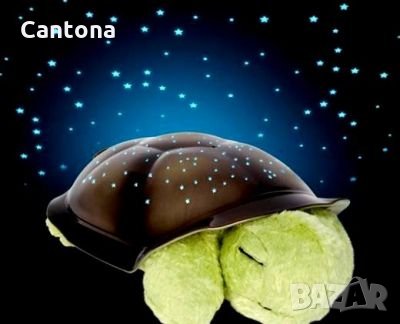 Музикална детска нощна лампа Костенурка