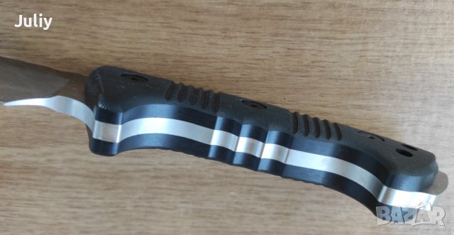 Туристически,ловен нож /ръчна изработка , стомана А8/, снимка 7 - Ножове - 39651802