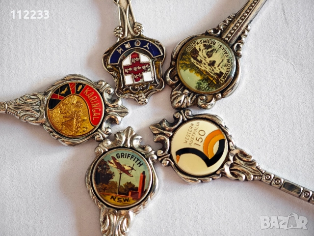 Посребрени лъжички за колекция, снимка 2 - Колекции - 51710123