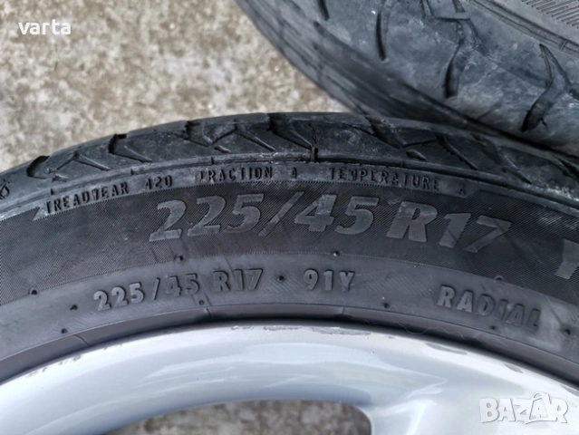 4бр лети джанти 17" за Мерцедес с гуми 225/45/17 , снимка 9 - Гуми и джанти - 53219034
