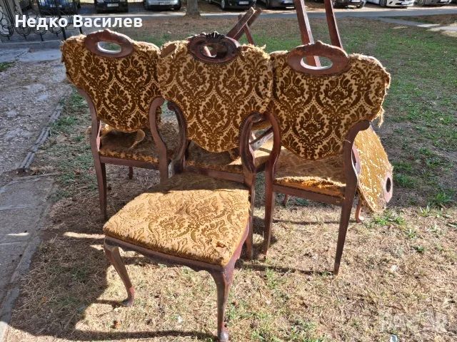 Продавам 6 броя ретро столове, снимка 5 - Столове - 56214507