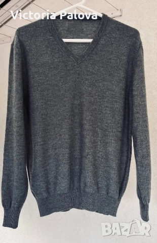 M. V. MAGLIERIA  VENETA - 100% екстра фин меринос пуловер, снимка 2 - Пуловери - 52460229