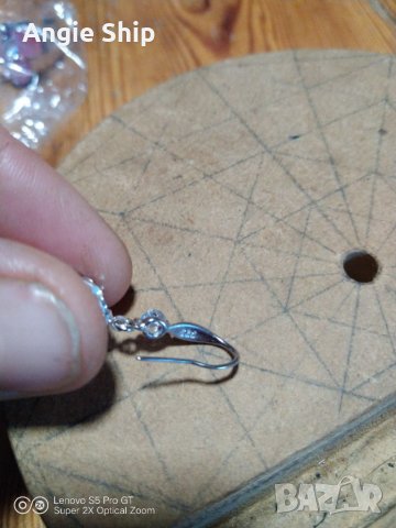 сребърни обеци, снимка 4 - Обеци - 38910163