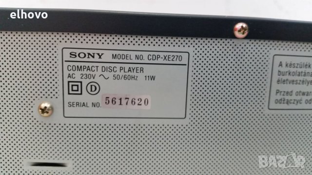 CD player SONY CDP-XE270, снимка 8 - MP3 и MP4 плеъри - 30200848