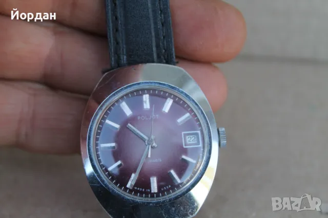 СССР мъжки часовник ''Полет'', снимка 13 - Мъжки - 47471264