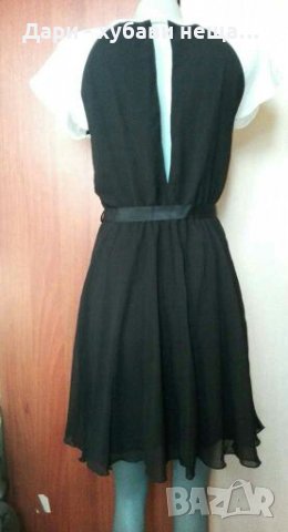 Нова елегантна рокля, с асиметрия и отворен гръб👗🍀S,M👗🍀арт.3082, снимка 4 - Рокли - 34144916