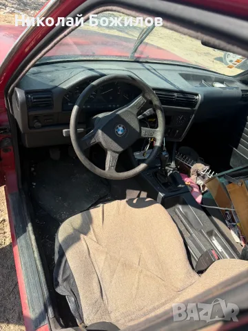 Продавам Bmw e30 1987 цяло или на ЧАСТИ 1.8 is 136 коня , снимка 9 - Автомобили и джипове - 56172071