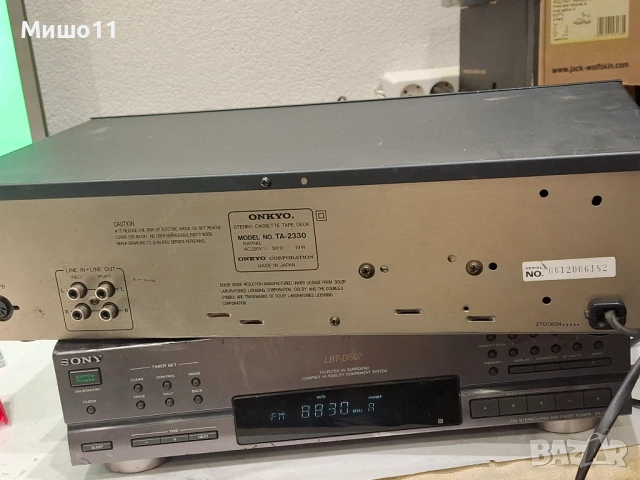 AIWA AD-WX727E/JVC AX-211BK/ONKYO TA-2330/Hitachi TRK-5664E/PIONEER PD-103, снимка 11 - Аудиосистеми - 54205669