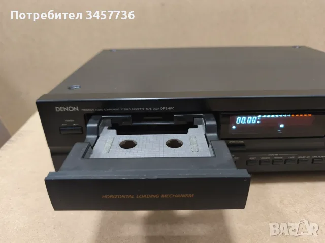 Двуглав Касетен Дек с Хоризонтално зареждане DENON DRS-610, снимка 7 - Декове - 56320813