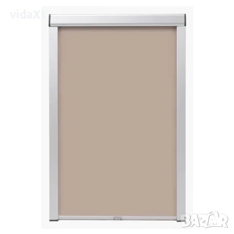 vidaXL Затъмняваща ролетна щора, бежова, MK08, GGL и GGU, снимка 2 - Щори - 56145977