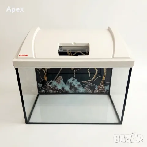 Качествен немски аквариум EHEIM с капак и заден фон. Ехейм 84л 60x35x40см.Немски аквариум/терариум , снимка 4 - Аквариуми - 54006610