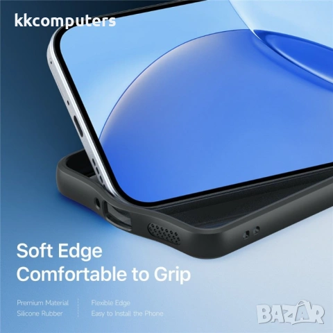 DUX DUCIS Aimo Прозрачен Калъф за Realme 16 Pro 5G - PC+TPU, 0.8mm защита, 1.2m SGS, REACH, Черен, снимка 9 - Калъфи, кейсове - 54148688