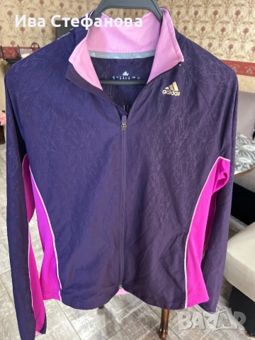уникална дамска спортна оригинална ветровка Адидас Adidas , снимка 3 - Рокли - 44638225