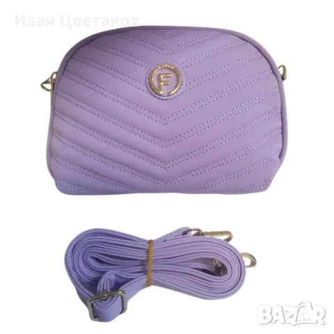 Елегантна дамска чанта с дълга презрамка, снимка 2 - Чанти - 50275379