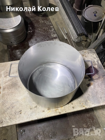 Казан от неръждаема стома 50 л, снимка 2 - Съдове за готвене - 52326912