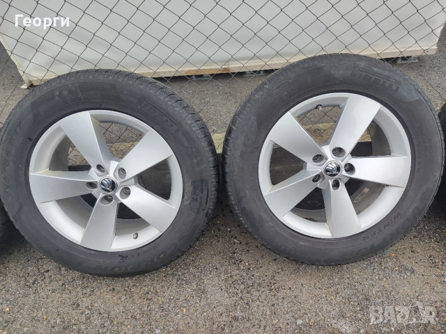 4бр.алуминиева джанта 17цола за Skooda 5x112, снимка 2 - Гуми и джанти - 53240215