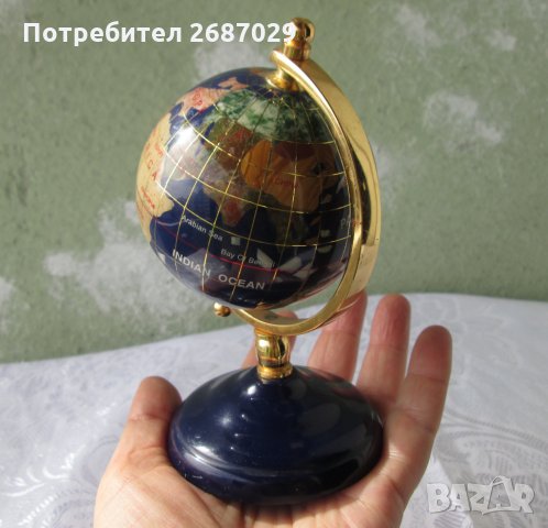 Красив настолен глобус, снимка 7 - Статуетки - 29476679