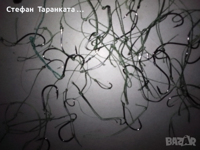 вързани куки със 4 нишково плетено влакно , снимка 3 - Такъми - 51586649