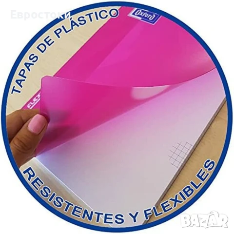 Oxford 2 тетрадки А4  с решетка 4x4мм, спирала, пластмасова корица, 80 листа, пакет от 2 тетрадки, снимка 4 - Ученически пособия, канцеларски материали - 50526265