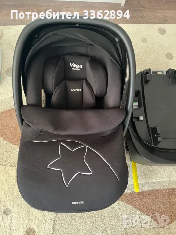 столче за кола Carrello Vega за новородени + ISOFIX въртяща се основа, снимка 6 - Столчета за кола и колело - 55788507