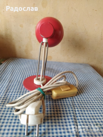 Българска стара нощна лампа , снимка 2 - Настолни лампи - 52331072