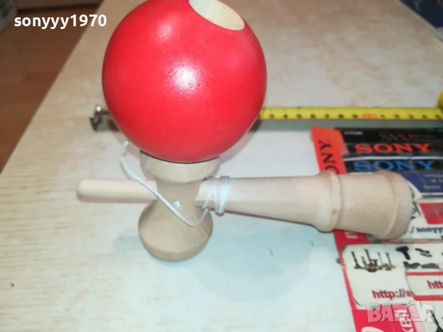 ДЪРВЕНА ИГРА С ТОПКА И ВЪЖЕ 1108250828, снимка 11 - Колекции - 51323296