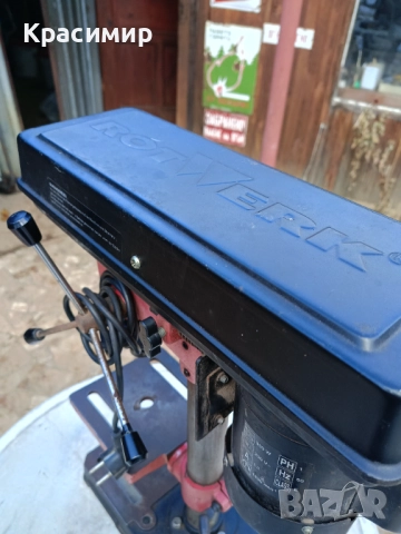 Немска настолна бормашина, работеща , снимка 4 - Бормашини - 52921063