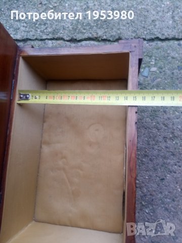 Старинна дървена кутия за бижута, снимка 6 - Антикварни и старинни предмети - 40849541