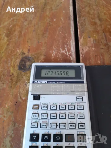 Стар калкулатор Casio FX-370, снимка 5 - Антикварни и старинни предмети - 56409406