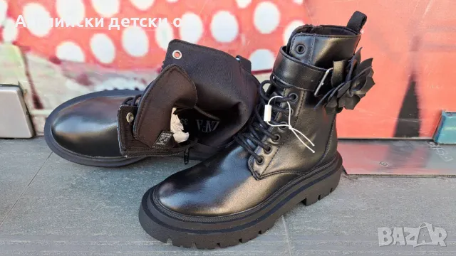 Английски детски боти-ZARA , снимка 2 - Детски боти и ботуши - 47723846