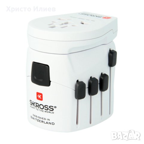 Travel Адаптер Преходник SKROSS WORLD PRO + USB, снимка 3 - Други стоки за дома - 42834132