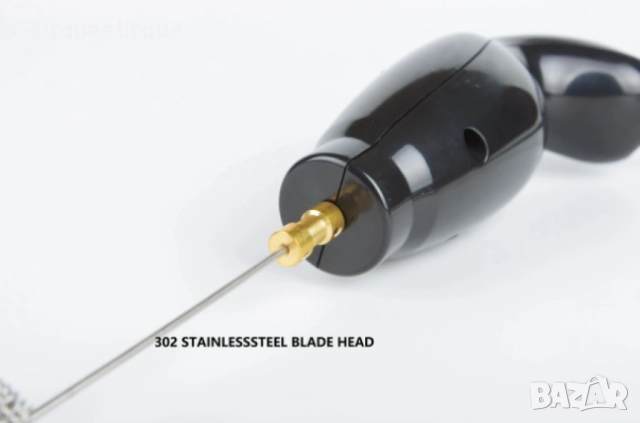 Миксер за фрапе Rosberg 15W, 15 см, 80 мл. мерителна чашка, Черен, снимка 2 - Друга електроника - 52353611