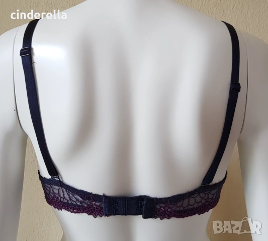 Сутиен 70C лилав гладък, с банел, T-shirt модел, Chantelle, снимка 6 - Бельо - 53896646