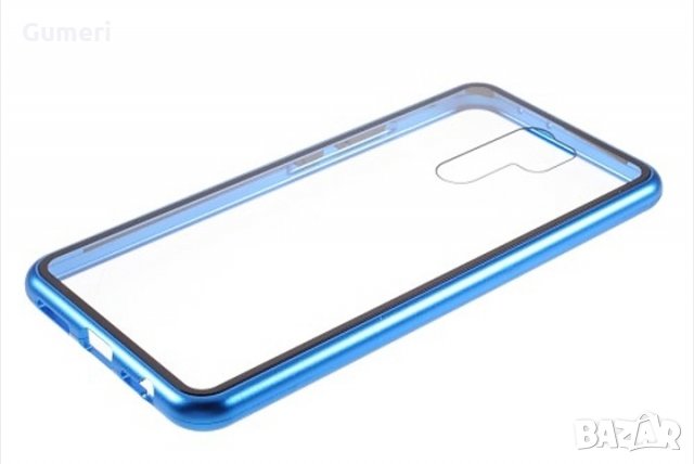 360 градусов стъклен магнитен калъф за Xiaomi Redmi 9, снимка 2 - Калъфи, кейсове - 29946347