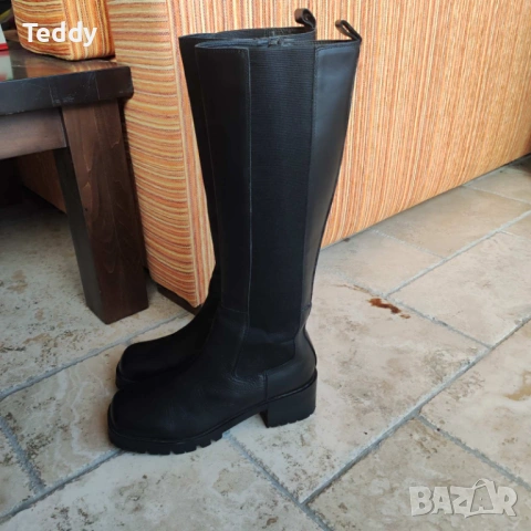 Стилни дамски ботуши, естествена кожа, размер 40, снимка 14 - Дамски ботуши - 53093973