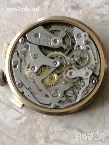 ULTIMOR CHRONOGRAFFE SWISS - РАБОТЕЩ МЕХАНИЗЪМ , снимка 11 - Антикварни и старинни предмети - 42757938