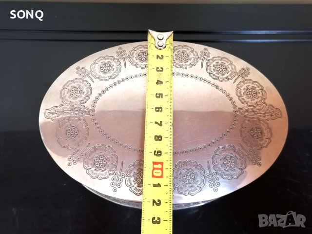 Прекрасна Стара Посребрена Кутия За Бижута, снимка 9 - Антикварни и старинни предмети - 42812280