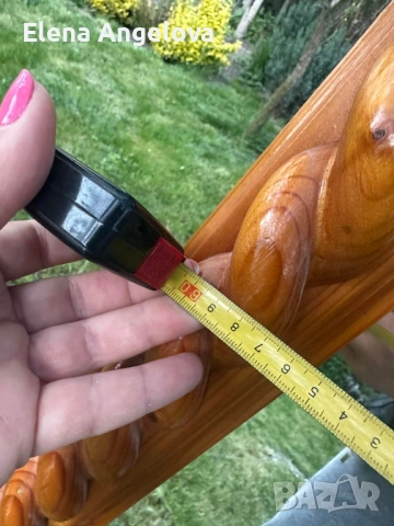 Огледало, дърворезба, снимка 5 - Други - 54335740